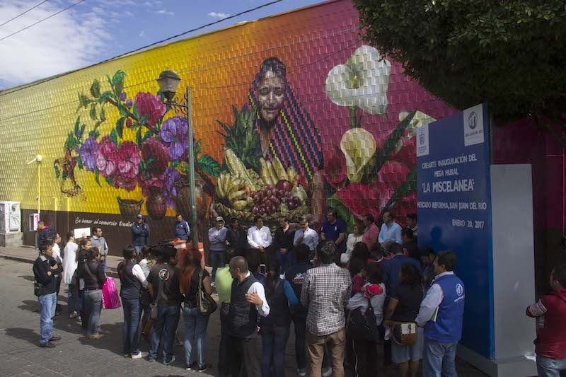 Inauguran mural en el Mercado Reforma 1