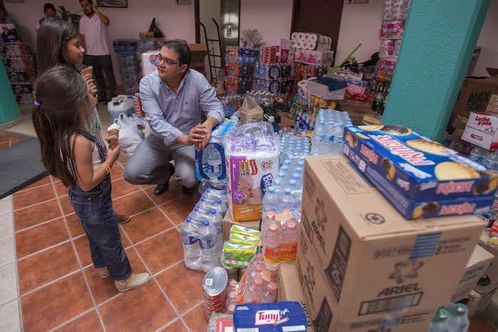 Inicia DIF San Juan colecta de víveres para damnificados por sismo 2