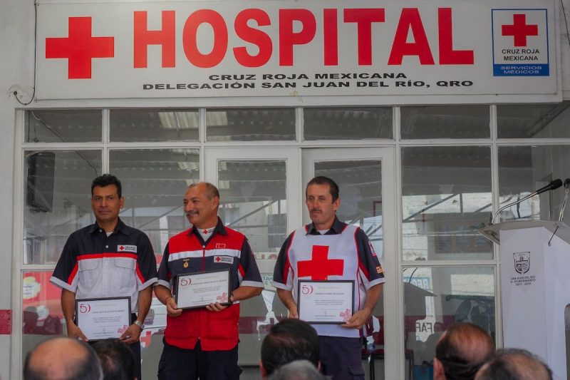 Cruz Roja honra a sus fundadores en 50 aniversario en SJR