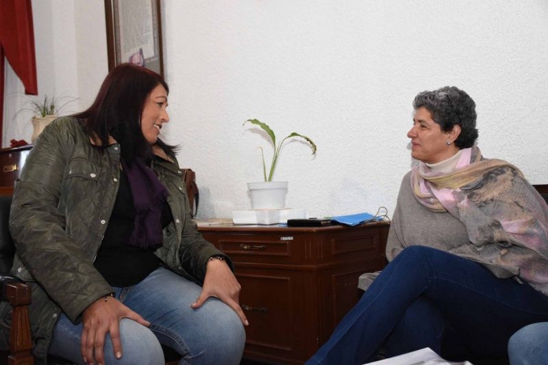 Sostienen encuentro Elvia Montes y rectora Teresa García Gasca 1