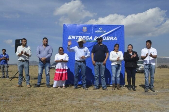 Entregaron obra de empedrado en El Rayo, Amealco Entregaron obra de empedrado en El Rayo, Amealco