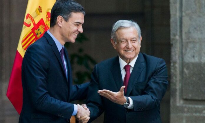 López Obrador y presidente de España dialogan en Palacio Nacional López Obrador y presidente de España dialogan en Palacio Nacional