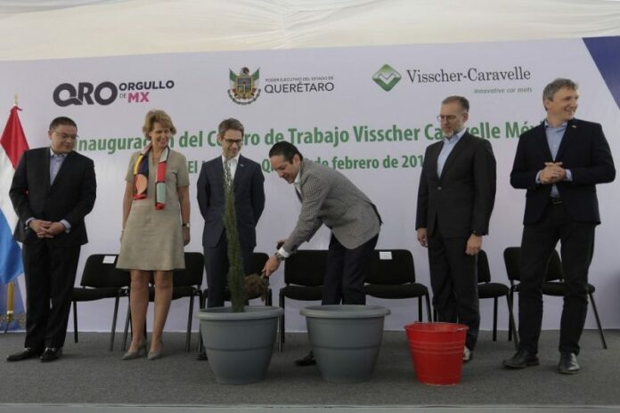 Preside el Gobernador la inauguración del Centro de Trabajo Visscher Caravelle México Preside el Gobernador la inauguración del Centro de Trabajo Visscher Caravelle México