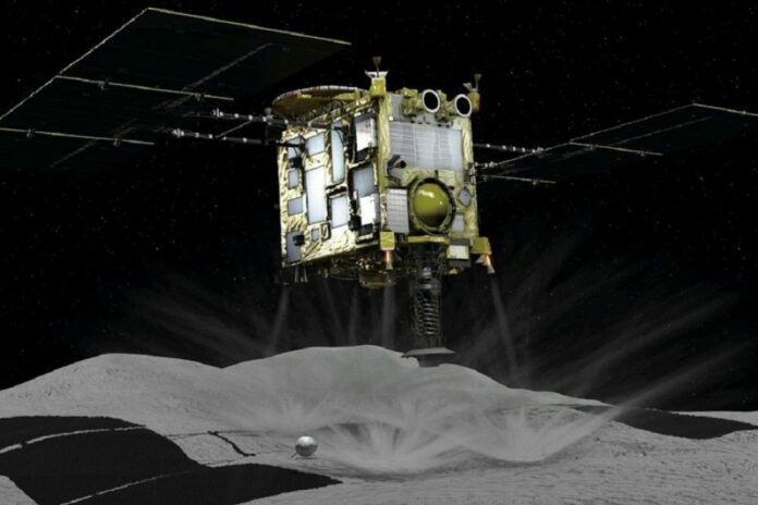 Sonda japonesa aterriza sobre asteroide Sonda japonesa aterriza sobre asteroide
