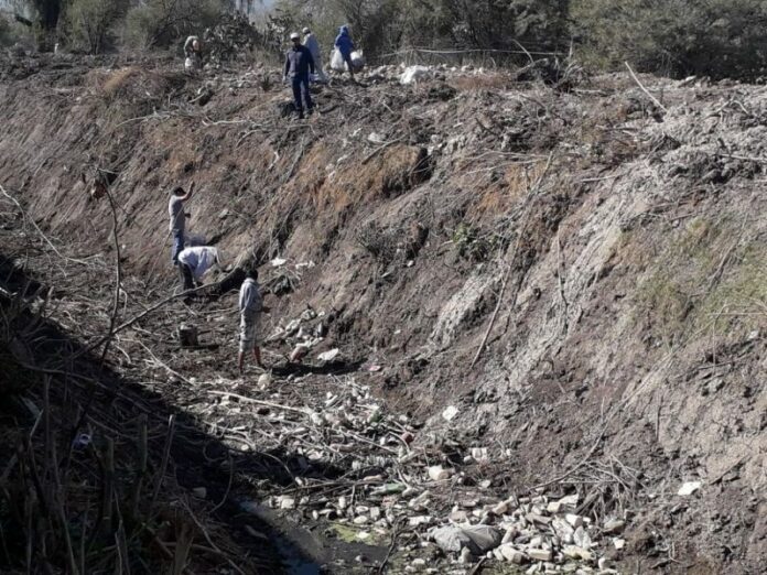 Culmina limpieza de Dren Pluvial en La Lira, Pedro Escobedo Culmina limpieza de Dren Pluvial en La Lira, Pedro Escobedo