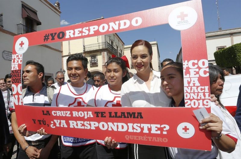 Arrancó la Colecta Estatal de Cruz Roja Mexicana 2019