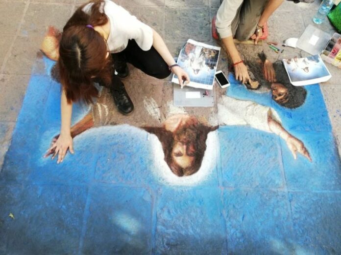 Todo listo para el primer Festival Madonnari en Querétaro Todo listo para el primer Festival Madonnari en Querétaro