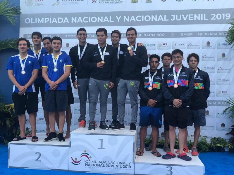 Siguen sumando medallas nadadores queretanos en Olimpiada Nacional 2019