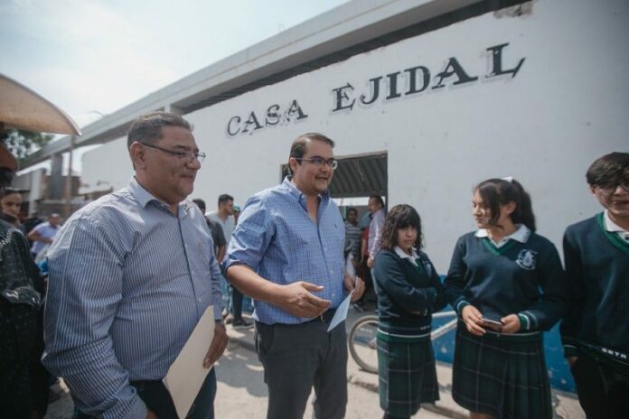 Habitantes de cazadero aprueban obra de mejoramiento de casa ejidal Habitantes de cazadero aprueban obra de mejoramiento de casa ejidal