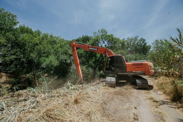 Realizan municipio y CEI trabajos preventivos por lluvias en el Río San Juan Realizan municipio y CEI trabajos preventivos por lluvias en el Río San Juan