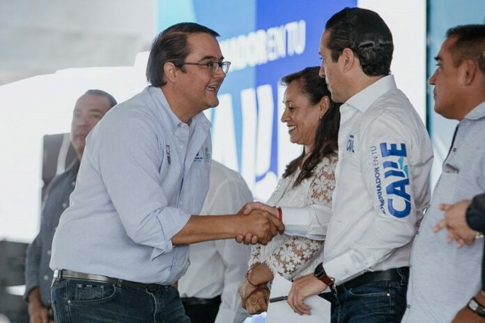Anuncian Memo Vega y Pancho Domínguez más de 200 mdp en obras Presidente municipal Memo Vega y el gobernador Pancho domínguez en San Juan del Río
