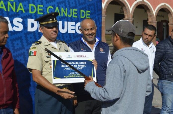 Arranca campaña de Canje de Armas de fuego en Amealco Arranca campaña de Canje de Armas de fuego en Amealco