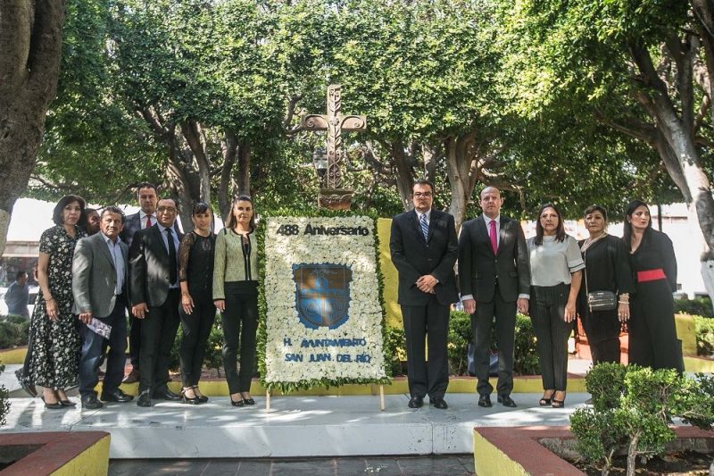 Conmemoran 488 aniversario de la fundación de San Juan del Río