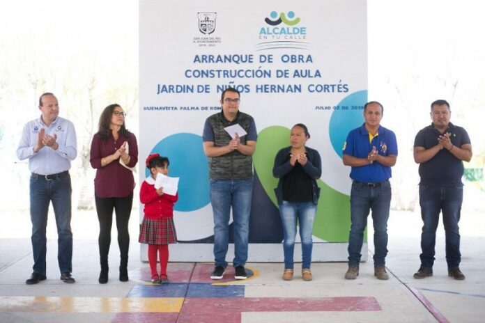 Arranca Memo Vega obra de Aula Educativa en Palma de Romero Arranca Memo Vega obra de Aula Educativa en Palma de Romero