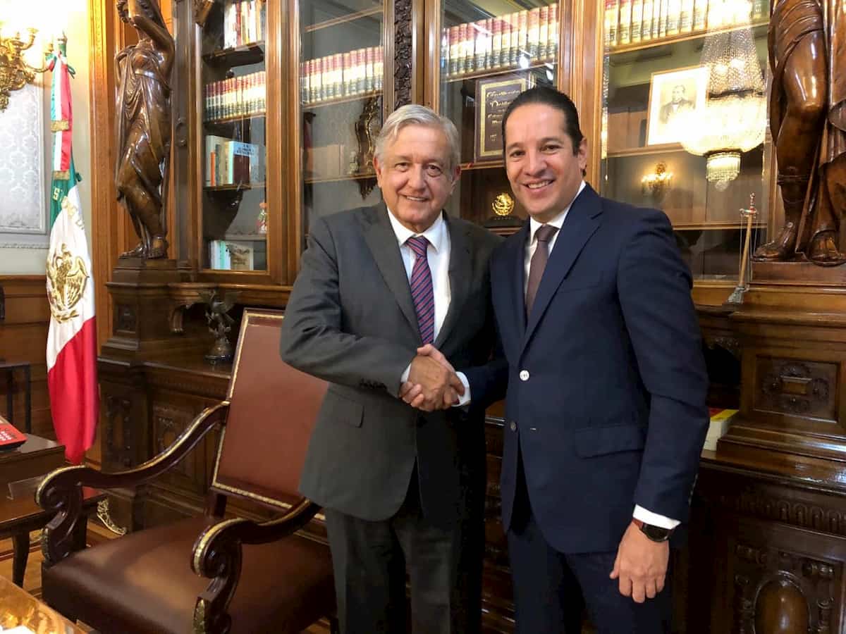 Gobernador de Querétaro se reúne con el Presidente de México