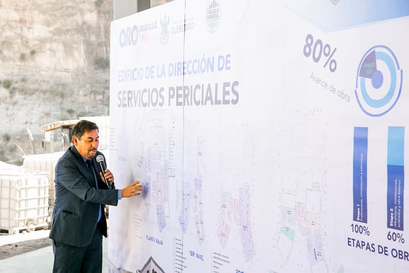 Francisco Domínguez visita instalaciones de la Dirección de Servicios Periciales de la FGE