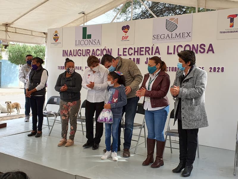 Inaugura Toño Mejía nueva Lechería Liconsa en Tequisquiapan
