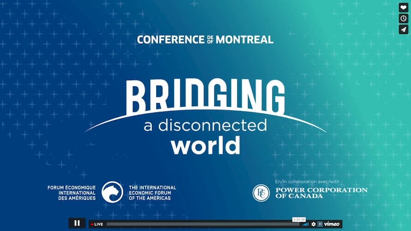 Participa el Gobernador en la 26ª edición de la Conferencia de Montreal 2020
