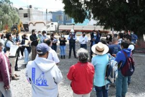 Agustín Dorantes arranca su 3er informe de resultados en el Barrio Hércules