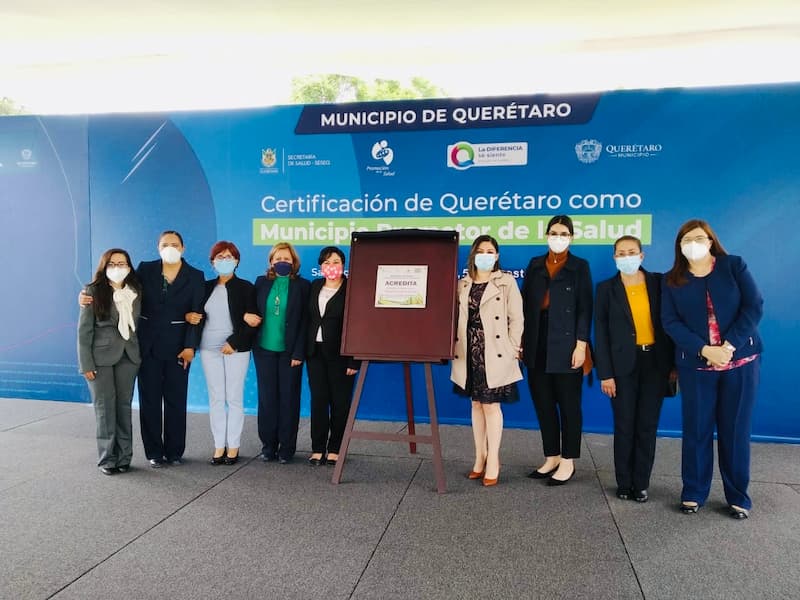 Certifica Secretaría de Salud a mpio de QRO como Promotor de Salud