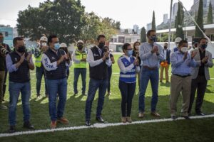 Francisco Domínguez supervisó unidad deportiva La Purísima en QRO