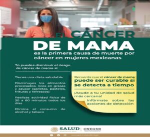 Secretaría de Salud se une al Mes de la Sensibilización sobre el Cáncer de Mama