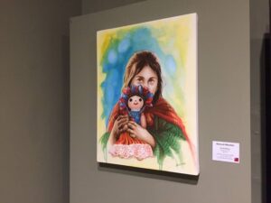 Exponen en Querétaro pinturas inspiradas en la Lotería Nacional