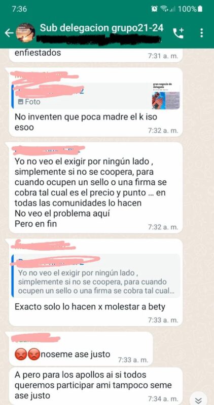 Habitantes de Cuadrilla de Enmedio respaldan a subdelegada