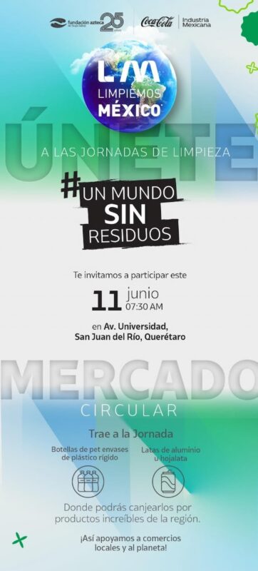 Organizan Jornada “Limpiemos México” en el Parque de Las Garzas, SJR