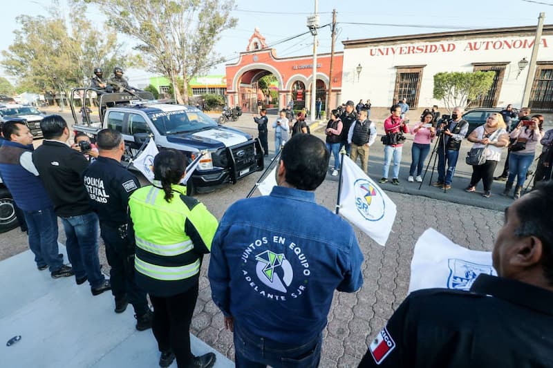 Se realizan acciones para garantizar la seguridad en el municipio de San Juan del Río