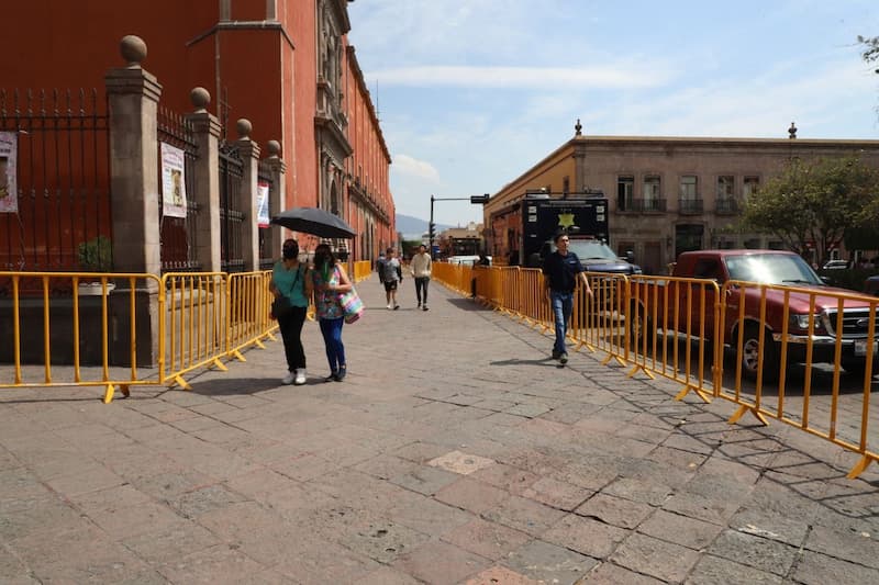 Operativo en Querétaro busca ordenar comercio en Centro Histórico