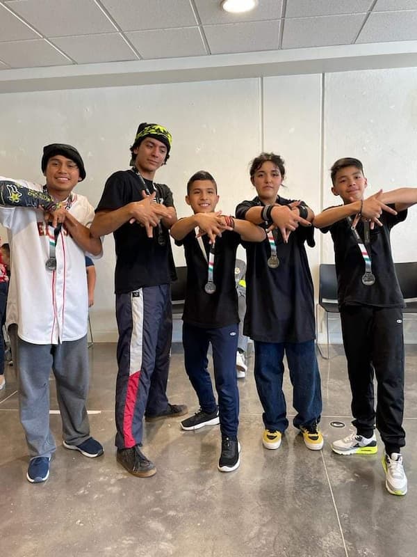 Los jóvenes ganadores de medallas de oro y plata representarán al estado de Querétaro en la competencia nacional de breaking