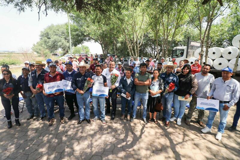 Apoyan SEDEA y municipio de San Juan del Río a productores de El Organal afectados por condiciones climatológicas