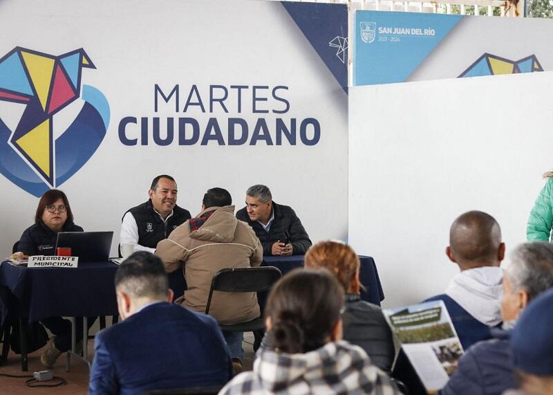 Municipio de San Juan del Río lleva Martes Ciudadano a la Colonia Fátima