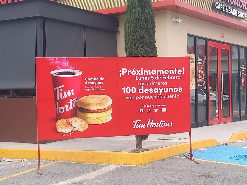 Tim Hortons abrirá su primer sucursal en San Juan del Río este 5 de febrero