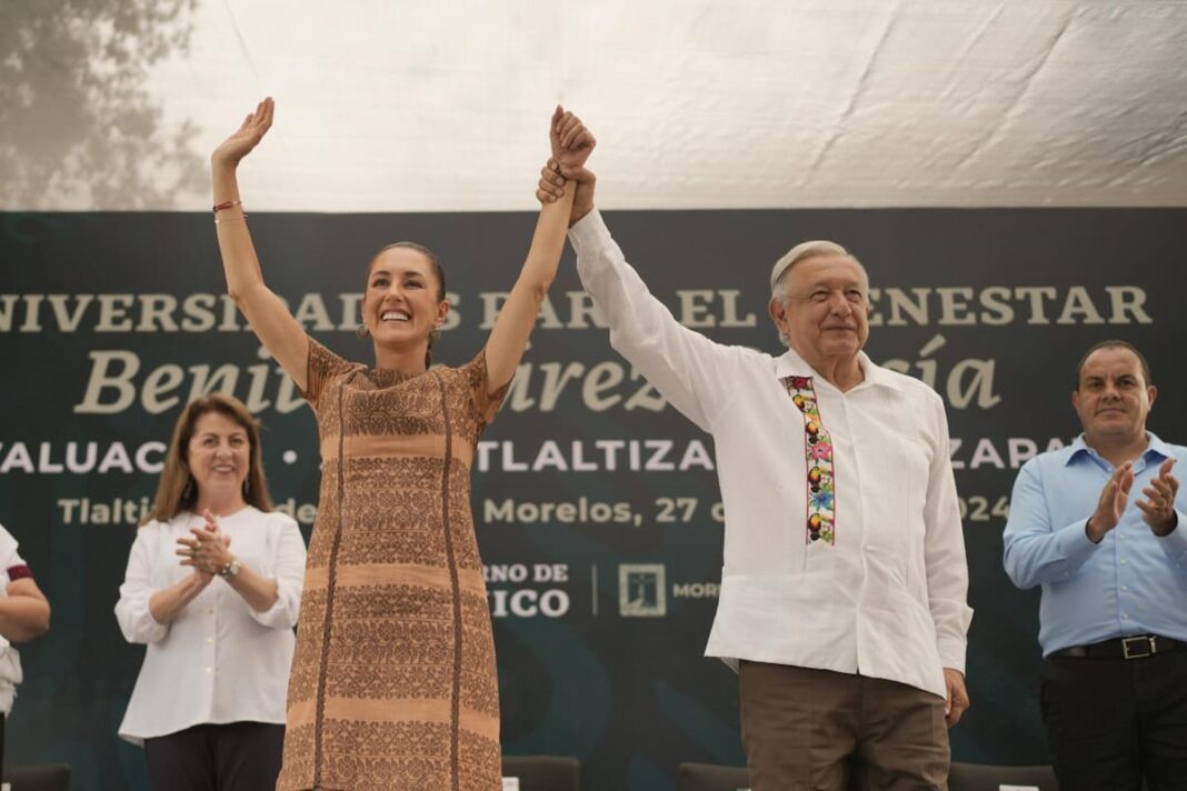 Supervisan AMLO y Sheinbaum Universidades para el Bienestar Benito Juárez