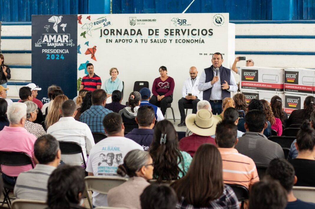 Jornada de servicios en San Juan del Río beneficia a más de mil ciudadanos