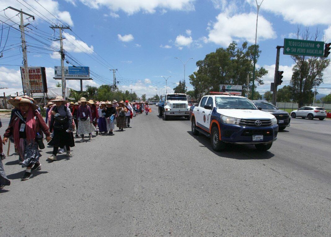 Con saldo blanco, llegan cerca de 15 mil peregrinas al municipio de San Juan del Río