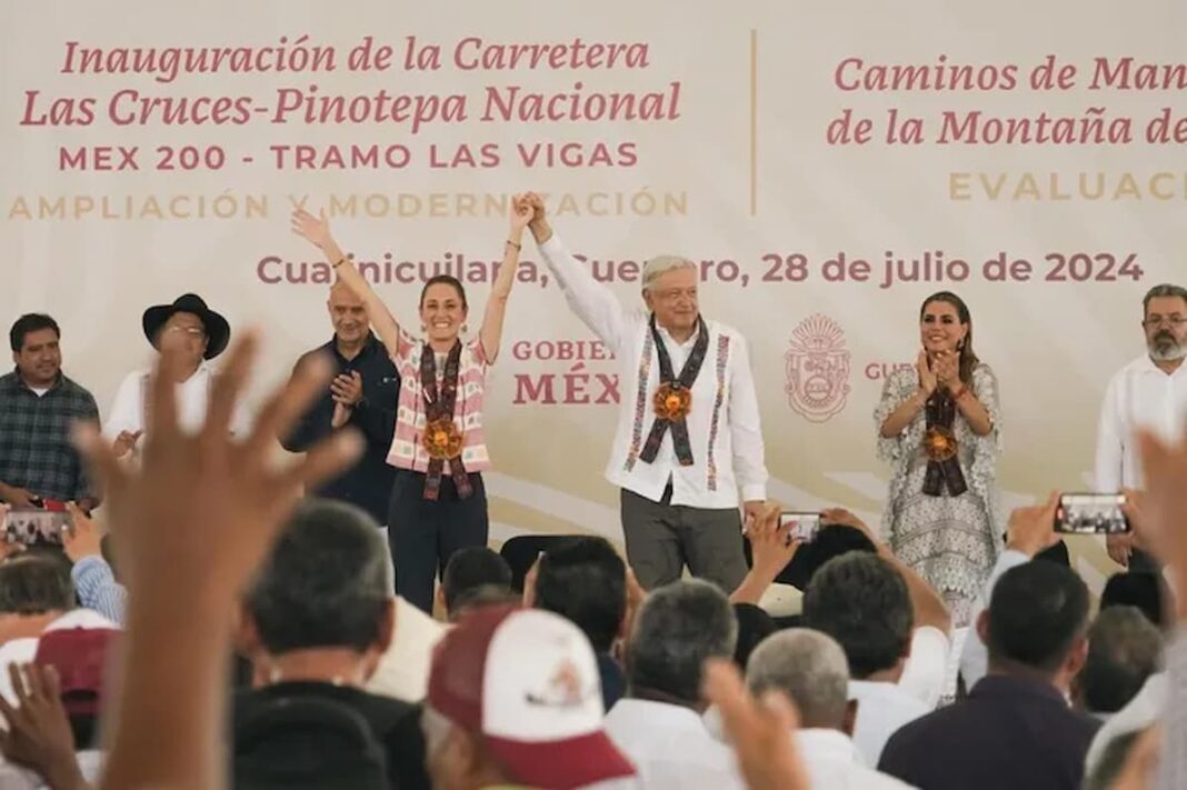 Continuará la Construcción de caminos artesanales en Guerrero: Claudia Sheinbaum