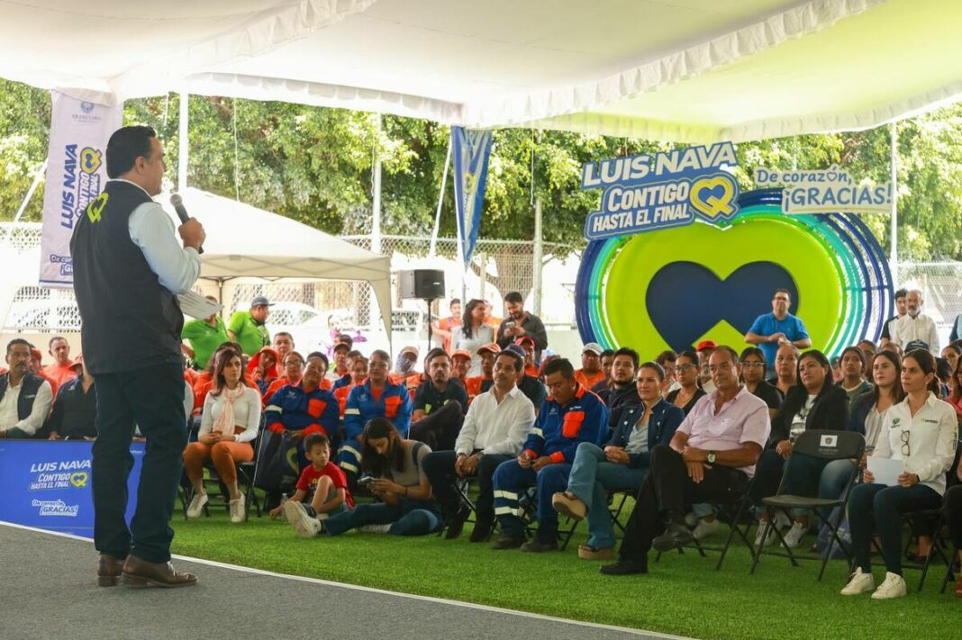 Luis Nava reporta avances en parques, alumbrado público y atención a mascotas