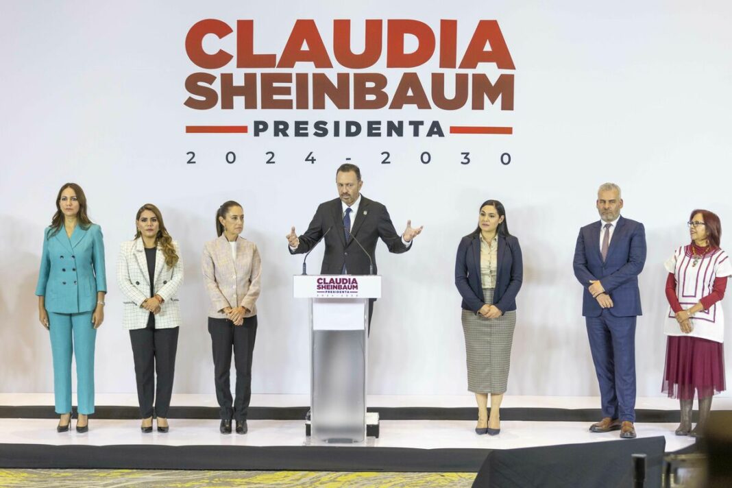 Mauricio Kuri presenta proyectos a la Presidenta electa de México Claudia Sheinbaum