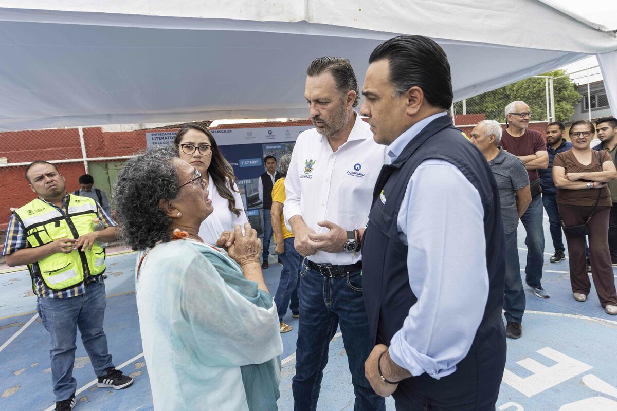 Mejoras en calles de la colonia El Marqués, compromiso cumplido por Mauricio Kuri