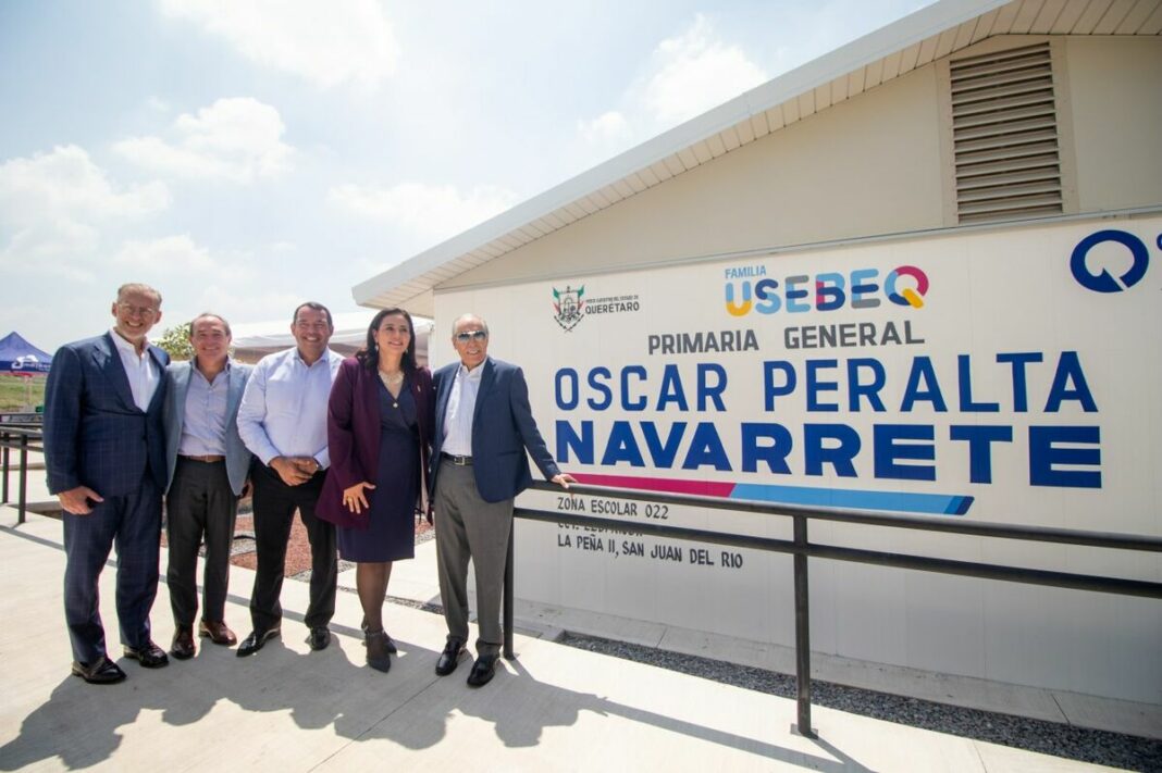 Gobierno y Grupo GMI inauguran nueva escuela primaria en San Juan del Río