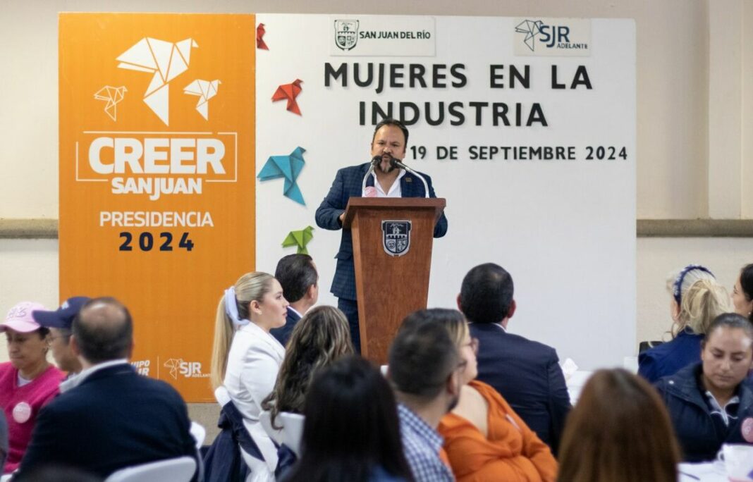 Industriales de San Juan del Río reconocen labor de mujeres en el sector