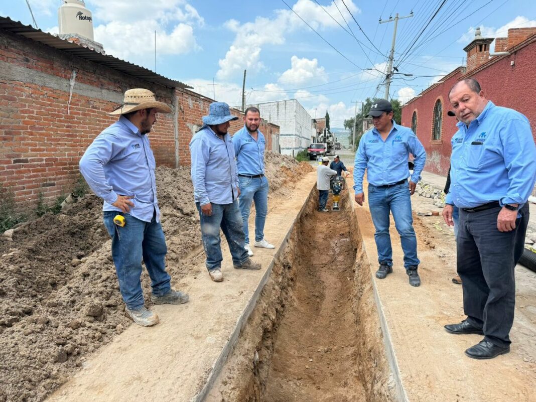 JAPAM supervisa avances de obras de drenaje en Los Rocíos y Visthá