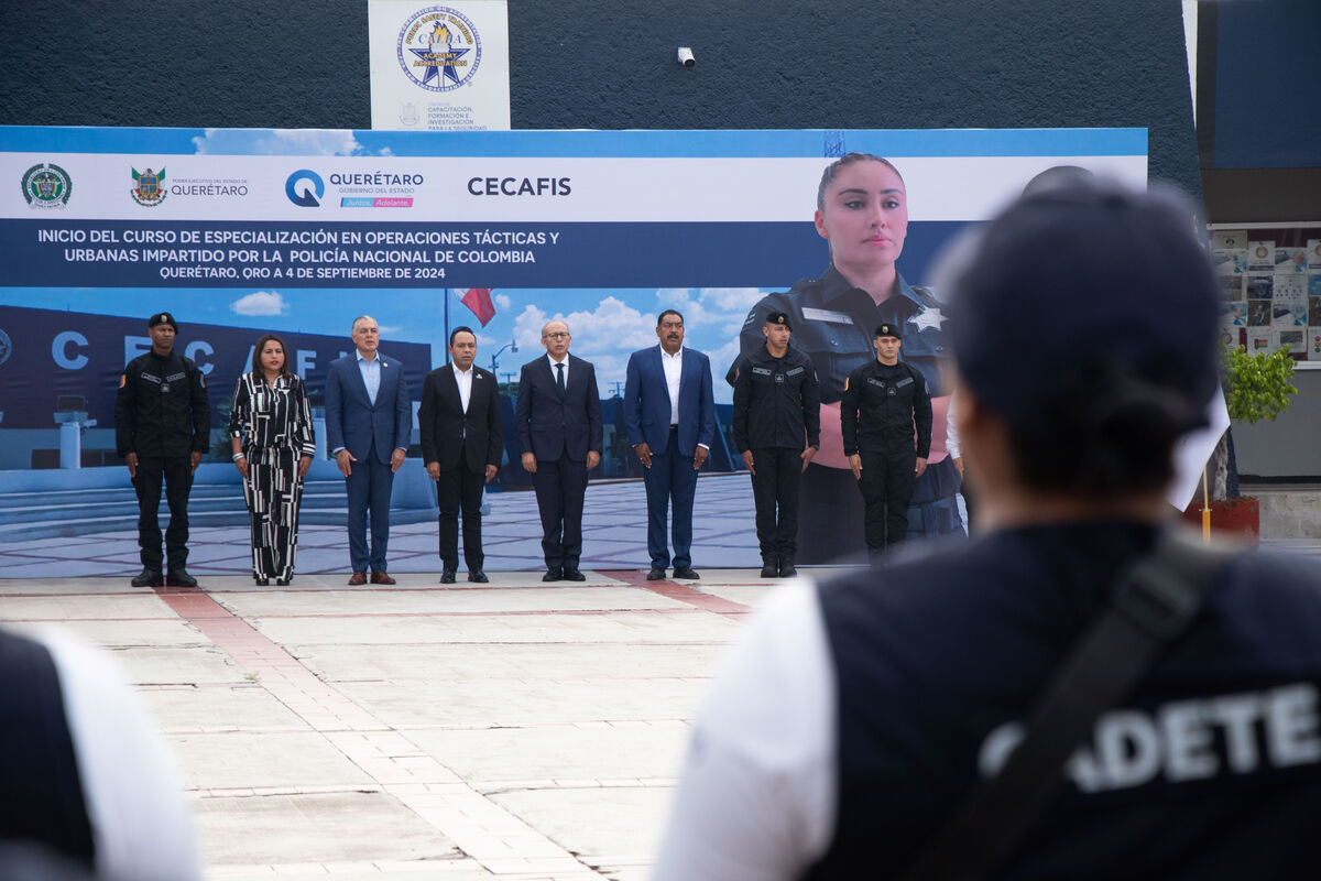 Policías queretanos reciben capacitación en operaciones tácticas por la Policía Nacional de Colombia