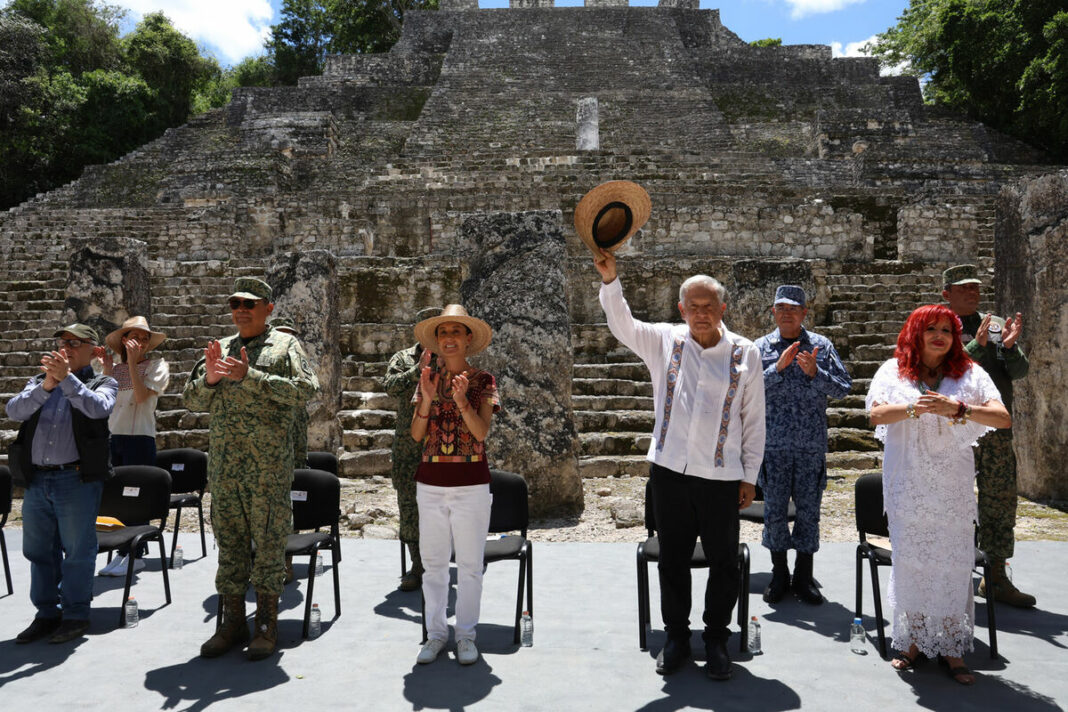 Presidente inaugura Museo de Sitio de Calakmul en Campeche