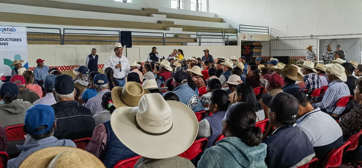 SEDEA entrega al rededor de 500 avisos de apoyo estatal en Amealco