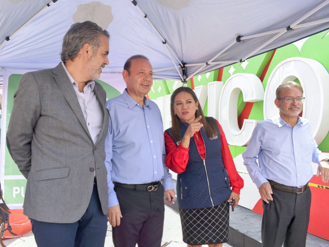 Trabajadores de Palacio de Gobierno participan en macrosimulacro nacional