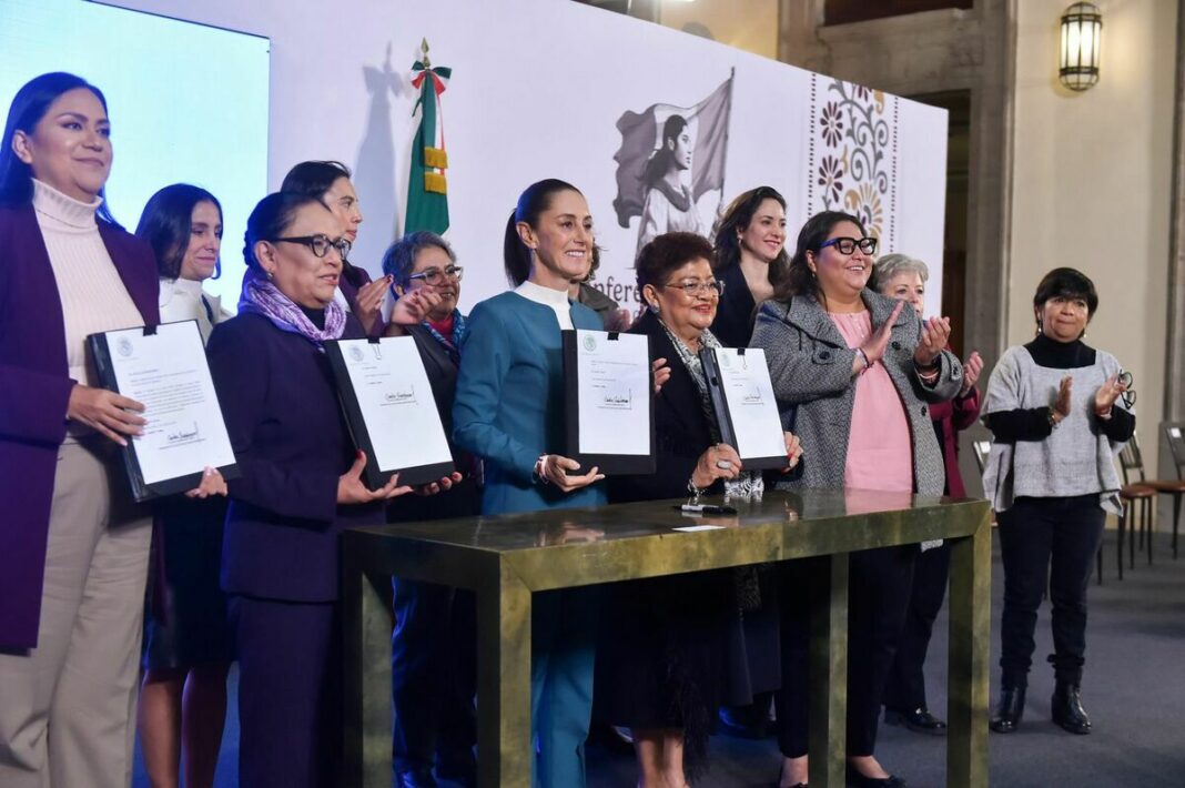 Presidenta Claudia Sheinbaum presenta reformas constitucionales para proteger y ampliar los derechos de las mujeres